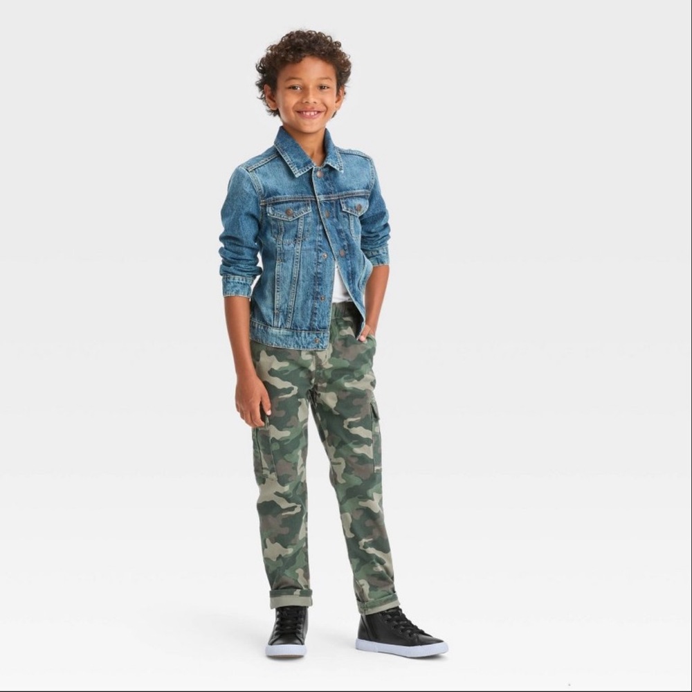 Cat & Jack Boys stretch tapered cargo pants bundle deal ! - Picture 6 of 16
